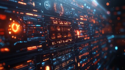 Abstract digital technology background