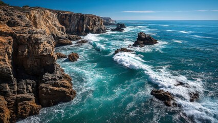 Blue Rush on the Rocks