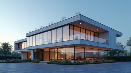 Obraz premium Exterior of a Beautiful Architectural StructureExterior of a Beautiful Architectural Structure