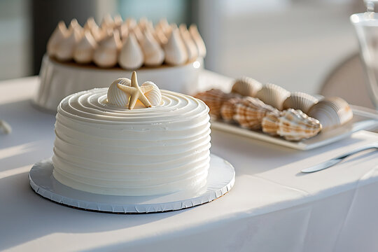 ocean-themed celebration, on world oceans day, ocean-themed decorations and a marine-inspired cake set the stage for shared tales of marine adventures