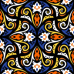 Eastern style classic floral pattern