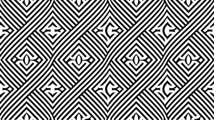  Geometric Tribal Optical Illusion Pattern Vector