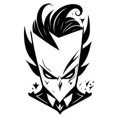 halloween jester scary illustration sketch hand draw