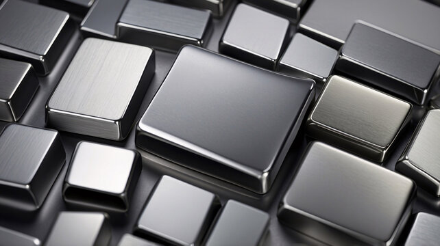 High resolution shiny titanium metal texture with metallic silver and stainless steel finish for professional commercial stock image use premium stock photo for mockup