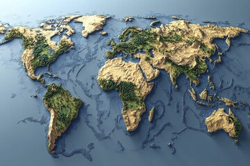 north america on the world map