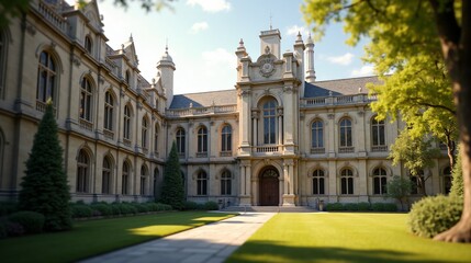 Exterior of a Beautiful Architectural Structure