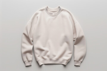 fashion oversized sweatshirt, oversized gray sweatshirt, made of high-quality cotton blend, with ribbed cuffs on a baggy silhouette