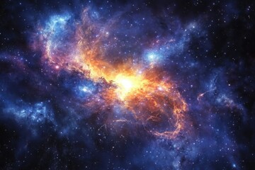 space galaxy background with stars