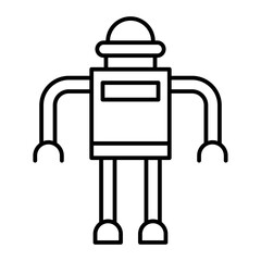 robot outline icon