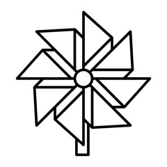 wind mill outline icon