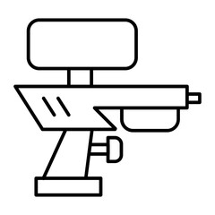 water gun outline icon