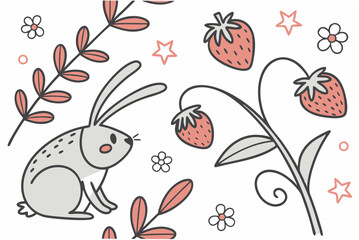 Fototapeta premium seamless floral pattern