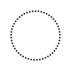 Stars in circle icons set. star icon. ornament stars. vector illustration