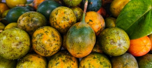 a group of passion fruits