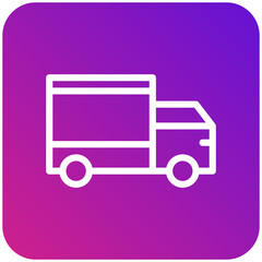 Delivery Truck Vector Icon Design Illustration