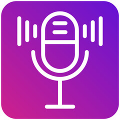 Microphone Vector Icon Design Illustration