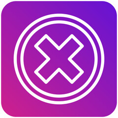 Fototapeta premium Close Vector Icon Design Illustration