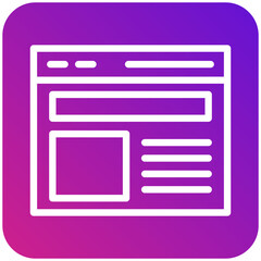 Website Vector Icon Design Illustration