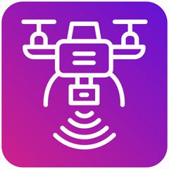Drone Vector Icon Design Illustration