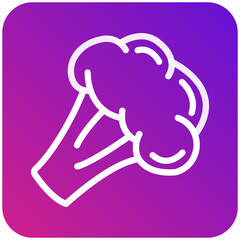 Broccoli Vector Icon Design Illustration