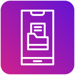 Folder Vector Icon Design Illustration