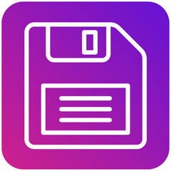 Floppy Disk Vector Icon Design Illustration
