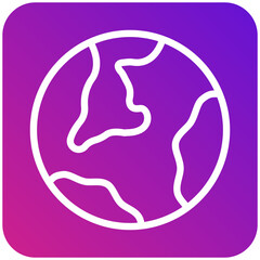 Globe Vector Icon Design Illustration