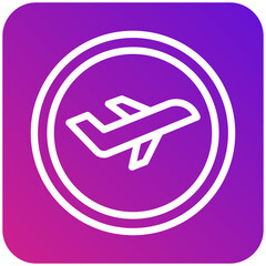 Airport Vector Icon Design Illustration