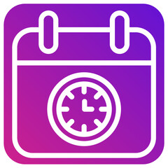 Fototapeta premium Deadline Vector Icon Design Illustration