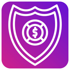 Fototapeta premium Shield Vector Icon Design Illustration