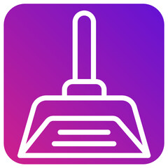 Dustpan Vector Icon Design Illustration