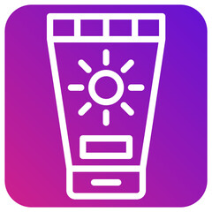 Sunscreen Vector Icon Design Illustration