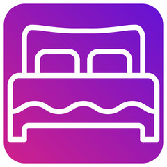 Bed Vector Icon Design Illustration