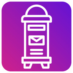 Mailbox Vector Icon Design Illustration