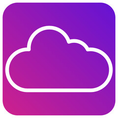 Cloud Vector Icon Design Illustration