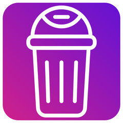 Bin Vector Icon Design Illustration