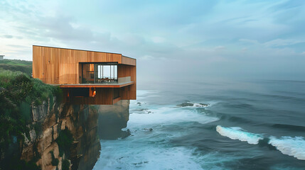 Artificial Intelligence-designed wooden house