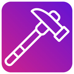 Pick hammer Vector Icon Design Illustration