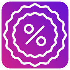 Discount Vector Icon Design Illustration