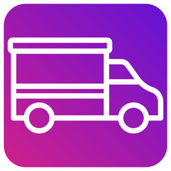 Delivery truck Vector Icon Design Illustration