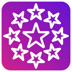 Obraz premium Star Vector Icon Design Illustration