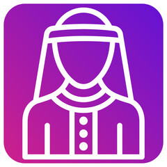 Arab man Vector Icon Design Illustration