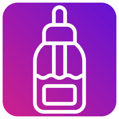 Organic oil Vector Icon Design Illustration