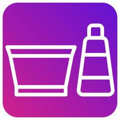 Hair dye Vector Icon Design Illustration