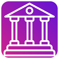 Bank Vector Icon Design Illustration