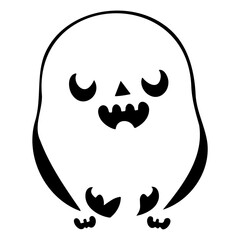 Adorable Spooky Silhouette for Halloween Decor