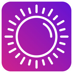 Sunrise Vector Icon Design Illustration
