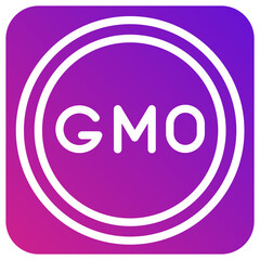 Gmo Vector Icon Design Illustration