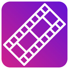 Film strip Vector Icon Design Illustration