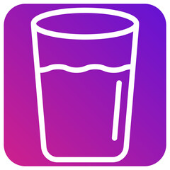 Glass Vector Icon Design Illustration